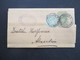 GB 1905 Streifband Mit Zusatzfrankatur Stempel German Society Of Benevolence Nach Alexandrien Ägypten Gesendet - Storia Postale