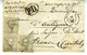 Espagne 1872 Lettre De MALAGA à  ANTIGNAC  3 X 12c Amédée Unif N° 122   LC72E - Brieven En Documenten