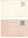 4 Cartes-lettres  15 Et 25 Cts Type Allégorie - Lettres & Documents