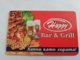 BULGARIA  100  UNITS  MOBIKA CHIPCARD  HAPPY BAR & GRILL  ZAGONRA  BEER /PILSENER / BIER       ** 1968 ** - Bulgaria