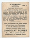 Chromo Chocolat Pupier L'Europe Bulgarie Costumes Militaires  Page 19 - Sonstige & Ohne Zuordnung