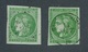 DP-8: FRANCE: Lot Avec "BORDEAUX " N°42B Obl (2 Teintes, B/TB) - 1870 Bordeaux Printing