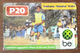 BOTSWANA SEKHANA "NANDOS" KOKO BE P20 FOOTBALL RECHARGE GSM PRÉPAYÉE PREPAID PAS TÉLÉCARTE PHONECARD CARD - Botsuana