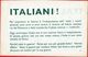 1942 ITALIA WWII 3 VOLANTINI ORIGINALI LANCIO ROYAL AIR-FORCE  RRR - Aviation