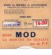 DISQUE DE CONTROLE DE STATIONNEMENT MOD LA MONTRE DE QUALITE - Reclame