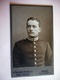 PHOTO CDV 19 EME SOLDAT ALLEMAND  Cabinet HANS MOLLER  A  MUNCHEN ALLEMAGNE - Krieg, Militär