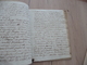 Charles De Fontenillle 1 Er Cahier Manuscrit  32 Pages De Considérations Philosophique Fin XIII ème - Manuscripten