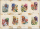 Thematik: Flora, Botanik / Flora, Botany, Bloom: 1966, Guinea. Set Of 8 ORIGINAL ARTIST'S DRAWINGS F - Sonstige & Ohne Zuordnung