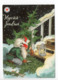 Postal Stationery RED CROSS - FINLAND - CHRISTMAS - GNOME & CAT - STAMP BIRDS / BULLFINCHES - USED 2013 - INGE LÖÖK - Postal Stationery