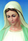 1 CALAMITA Magnete Da Frigo Magnet Aimant MADONNA Madone Virgen MARIA  78x53mm Velluto Opaco NEW Nuovo - Personen