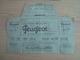 LOT DE 2 TELEGRAMMES PUBLICITE BON POUR UN ESSAI CHEZ PEUGEOT 1926 - 1921-1960: Modern Period