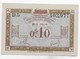 BILLET NECESSITE  REGIE DES CHEMINS DE FER DES TERRITOIRES OCCUPES 10 CENTIMES *1923 NEUF * RHENANIE * RUHR * - Bonds & Basic Needs