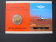 AUSTRALIA $ 5 BIMETALLIC COMMEMORATIVE COIN ROYAL FLYING DOCTOR SERVICE 1928-1998 Folder.. - 5 Dollars