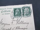 1911 Bayern GA / Doppelkarte P 89 /01 Weiden Nach Marseille Gesendet An Den Deutschen Konsul F. Hellwig In Villa Gambie - Postal  Stationery