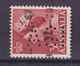 Australia Perfin Perforé Lochung 'AGI' 1953, Mi. 229  3½p. QEII (2 Scans) - Perforés