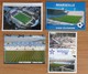 N°5 Cartoline Stadio "Velodrome" Marseille/Marsiglia / Postcard Stadium / Stade / Stadion / Estadio / 10x15cm + 13x13cm - Calcio