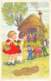 CPA ILLUSTRATEUR ENFANT NAIN LUTIN ARTIST SIGNED CHILDREN GNOME DWARF FRITZ BAUMGARTEN - Baumgarten, F.