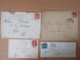 France + Monaco - 37 Enveloppes Et Cartes - Période Classique (Napoléon 1862) à Moderne (1995) - A étudier - Colecciones Completas