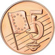 Slovaquie, 5 Euro Cent, 2003, Unofficial Private Coin, SPL, Copper Plated Steel - Privéproeven