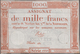 France / Frankreich: République Française Pair Of The 1000 Francs Assignat January 7th 1795, P.A80, - 1955-1959 Sobrecargados (Nouveau Francs)