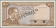 Jordan / Jordanien: Central Bank Of Jordan Set With 500 Fils, 1, 5 And 10 Dinars L.1959 (1965) SPECI - Jordania