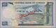 Delcampe - Jordan / Jordanien: Central Bank Of Jordan, Set With 1/2, 1, 5, 10 And 20 Dinars ND(1975-92) SPECIME - Jordania