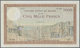 Morocco / Marokko: Banque D'État Du Maroc 5000 Francs 1949, P.23c, Excellent Condition With A Strong - Morocco