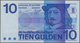 Netherlands / Niederlande: 10 Gulden 1968 With "O" In Bullseye At Upper Left On Back, P.91a In Perfe - Other & Unclassified