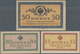 Russia / Russland: Rare Set With 3 Banknotes Of The ND (1915) Treasury Small Change Notes With 15, 2 - Russie