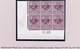 Ireland 1922-23 Thom Saorstat 6d Violet Control U 22 Imperf Corner Block Of Six Mint, Stamps Unmounted Never Hinged - Nuovi