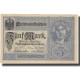 Billet, Allemagne, 5 Mark, 1917, 1917-08-01, KM:56b, SPL - 5 Mark