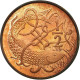 Monnaie, Isle Of Man, Elizabeth II, 1/2 Penny, 1980, TTB, Bronze, KM:58 - Eiland Man