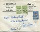 SYRIE LETTRE AFFRANCHIE AVEC DES TIMBRES FISCAUX SURCHARGES POUR ETRE TRANSFORMES...DEPART ALEP 30-10-45 POUR LA FRANCE - Lettres & Documents