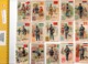30 Chromos Postal Costumes Countries Landen Landkaart  Maps Cartes Timbres Stamp Postmen Facteurs Flag Vlag Drapeau 1900 - Autres & Non Classés