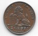 Belguim 2 Centimes 1919/14 French  Vf+ - 2 Cent