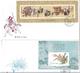 Delcampe - Chine Un Lot De 24 Blocs  FDC. - Used Stamps