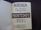 AGENDA - MAGASIN AU PRINTEMPS - 1935 - Material Y Accesorios