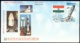 INDIA IN SPACE-SPECIAL COVER TIED WITH NATIONAL FLAG LABEL-INDIA-2009-IC-212-12 - Asien