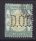 Hong Kong 1904 Mi. 77   2c. King Edw. VII. Perfin Perforé Lochung 'D.O.C.' Det Oversishe Compagnes (2 Scans) - Ungebraucht