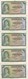 LOTE DE 5 BILLETES DE 5 PTAS DEL AÑO 1935 TODAS SERIES DISTINTAS (SS-A-B-C-D) (BANKNOTE) - 5 Peseten