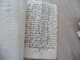 Manuscrit Papier Couverture Velin 1614 Attestations Pensions Jean Baud Brulat De Malemort 5 P Petit Manque En 1 - Manuscritos