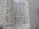 Manuscrit Papier Couverture Velin 1614 Attestations Pensions Jean Baud Brulat De Malemort 5 P Petit Manque En 1 - Manuscripts