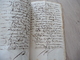 Delcampe - Manuscrit Papier Couverture Velin 1614 Attestations Pensions Jean Baud Brulat De Malemort 5 P Petit Manque En 1 - Manuskripte