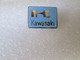 NO PIN'S   BROCHE    LOGO  KAWASAKI   Email Grand Feu  Top Qualité - Motorfietsen