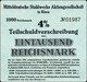WW2 Socialist Germany 4% Mitteldeutsche Stahlwerke AG Riesa 1000 RM - XII 1941 - Industrie