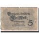 Billet, Allemagne, 5 Mark, 1914, 1914-08-05, KM:47c, TB - 5 Mark