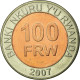 Monnaie, Rwanda, 100 Francs, 2007, British Royal Mint, TTB, Bi-Metallic, KM:32 - Rwanda