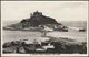 Low Water, St Michael's Mount, Cornwall, C.1950s - Photochrom RP Postcard - St Michael's Mount