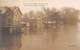 78-CHATOU-CARTE-PHOTO-INONDATION DE 1910, PRISE DU PONT DE CHATOU - Chatou