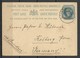 INDIA 1903 Postal Stationery 1 Anna Ganzsache O KRISHNAGIRI Queen Victoria Carte Postale To Germany - Inland Letter Cards